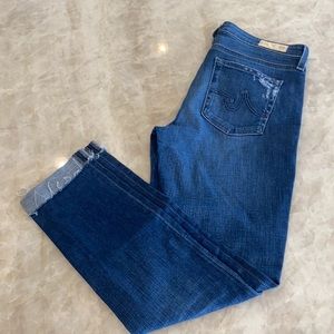 AG The Prima Roll Up Denim Capri Jeans
